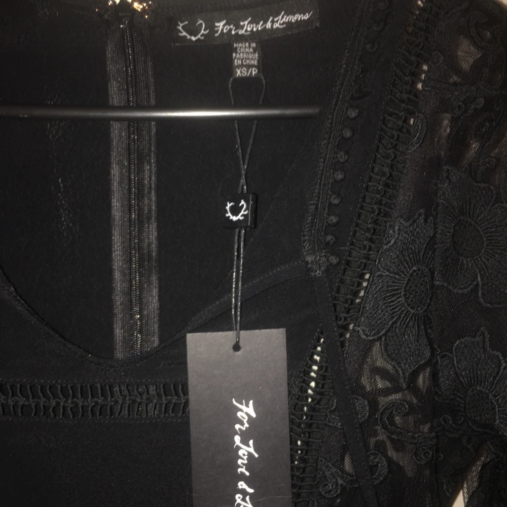 NWT For Love and Lemons Ellery Midi Dress XS - Picture 4 of 4